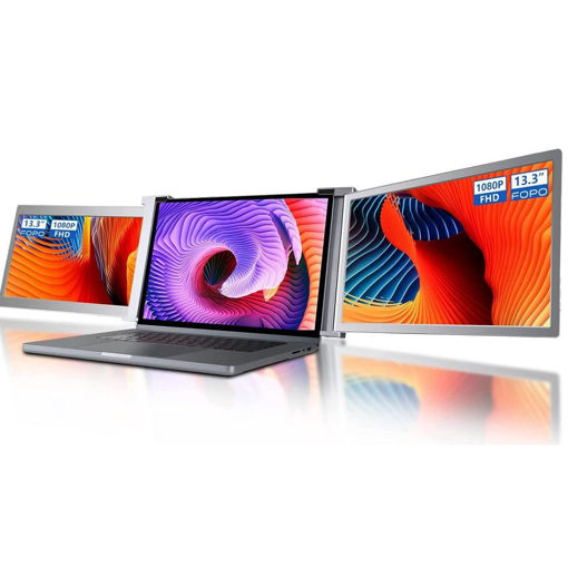 Imagen de MONITOR FOPO 13.3" IPS FHD 1080P PORTÁTIL PARA NOTEBOOK HDMI USB‑C