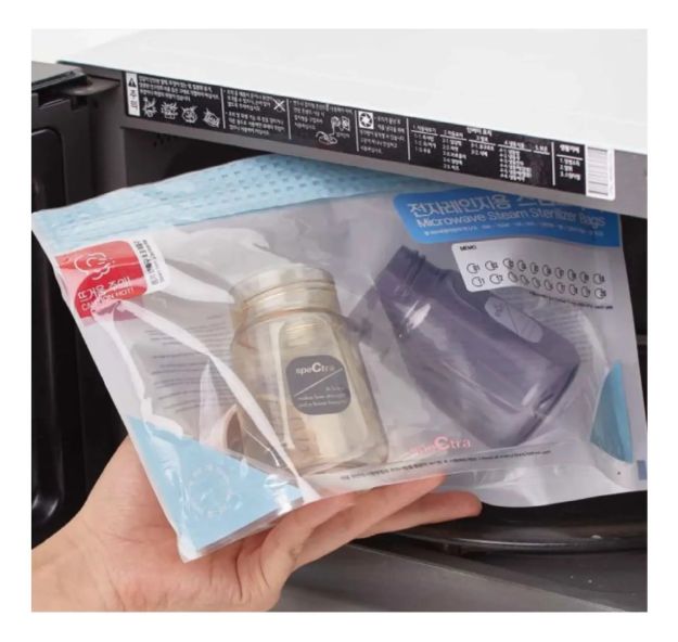 Imagen de Bolsas Para Esterilizar Spectra Microondas Sin Bpa Reutiliza