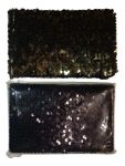 Imagen de Libreta Cuaderno Con Lentejuelas Hojas Rayadas 15 X 10cm Dorado Oscuro