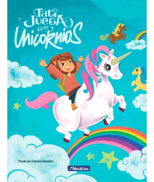 Imagen de Libro Colorear Tati Juega Con Unicornios Y Stickers 16 Pag