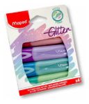 Imagen de Resaltador Marcador Maped Glitter Pastel Pack X 4 Colores