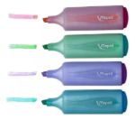 Imagen de Resaltador Marcador Maped Glitter Pastel Pack X 4 Colores