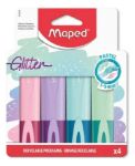 Imagen de Resaltador Marcador Maped Glitter Pastel Pack X 4 Colores