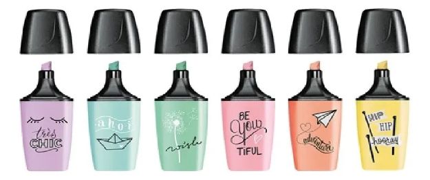 Imagen de Packx6 Resaltadores Marcador Boss Mini Pastel Love Stabilo