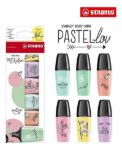 Imagen de Packx6 Resaltadores Marcador Boss Mini Pastel Love Stabilo