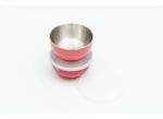 Imagen de Bowlsx2 Bebé Acero Inoxidable Tapa Hermética 250ml Bebedue Rojo Lisa