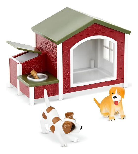 Imagen de Juguete Casa Caseta De Perritos Comedero Terra Niños 3 Años+ Naranja Oscuro