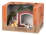 Imagen de Juguete Casa Caseta De Perritos Comedero Terra Niños 3 Años+ Naranja Oscuro