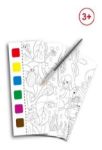 Imagen de Libreta Para Colorear Con Acuarelas Teoria Con Pincel 20 Pag Rojo