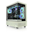 Imagen de GABINETE THERMALTAKE VIEW 270 PLUS TG ARGB MATCHA GREEN ATX MID TOWER CA-1Y7-00MEWN-00