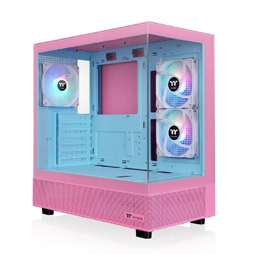 Imagen de GABINETE THERMALTAKE VIEW 270 PLUS TG ARGB BUBBLE PINK ATX MID TOWER CA-1Y7-00MAWN-00