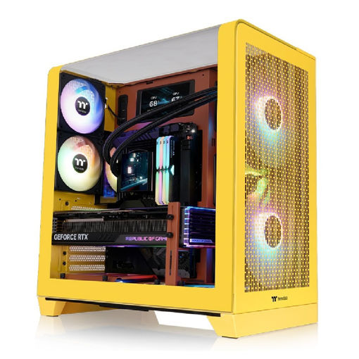Imagen de GABINETE THERMALTAKE VIEW 390 AIR BUTTER CARAMEL ATX MID TOWER CA-11F-00MMWN-00