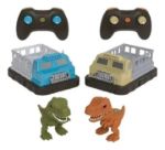 Imagen de Juguete Autos Chocadores Con Dinos Control Remoto 3 Años+ Verde Musgo Dinosaurios