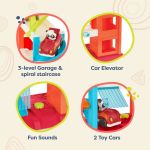 Imagen de Juguete Set Garaje Para Autos 3 Pisos Sonido Bebe 18m+ Btoys