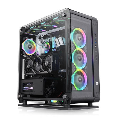 Imagen de GABINETE THERMALTAKE CORE P6 TG BLACK E-ATX FULL TOWER CA-1V2-00M1WN-00