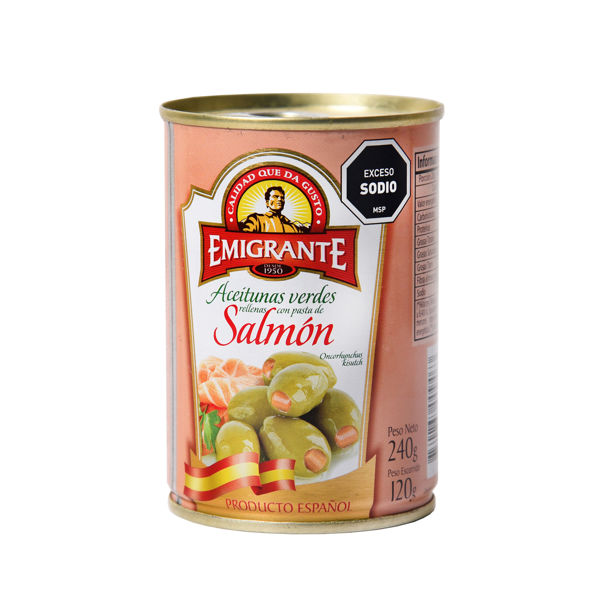 Imagen de Aceituna.c/salmon Lata Emigran