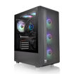 Imagen de GABINETE THERMALTAKE S200 PLUS TG ARGB BLACK ATX MID TOWER CA-1X2-00M1WN-01
