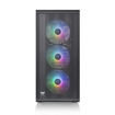 Imagen de GABINETE THERMALTAKE S200 PLUS TG ARGB BLACK ATX MID TOWER CA-1X2-00M1WN-01