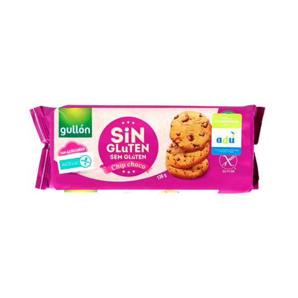 Imagen de Galletas Gullon con Chips S/azucar y S/gluten 130 gr