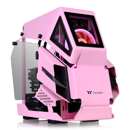 Imagen de GABINETE THERMALTAKE AH T200 PINK MICRO-ATX MINI TOWER CA-1R4-00SAWN-00