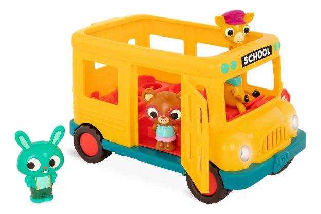 Imagen de Juguete Autobus Omnibus Escolar Musical Animales Bebes 18m+