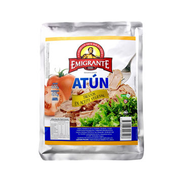Imagen de Atun Trozs E/acei. Pouch 500g Emigrante
