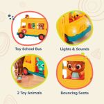 Imagen de Juguete Autobus Omnibus Escolar Musical Animales Bebes 18m+
