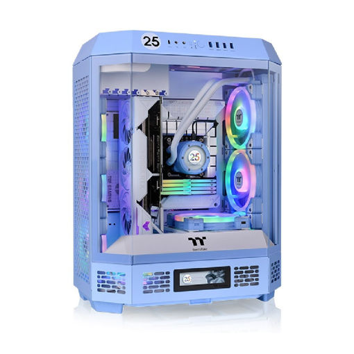 Imagen de GABINETE THERMALTAKE THE TOWER 600 HYDRANGEA BLUE ATX MID TOWER VERTICAL CA-1Z1-00MFWN-00