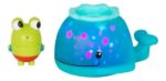 Imagen de Juguete Para El Baño Ballena Con  Luz Y Ranita Bebes 6m+ Celeste