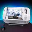 Imagen de GABINETE THERMALTAKE THE TOWER 300 SNOW MICRO-ATX MICRO TOWER VERTICAL CA-1Y4-00S6WN-00
