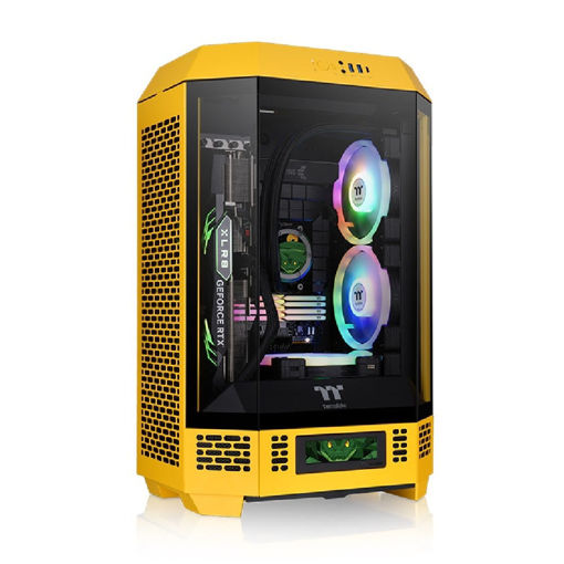 Imagen de GABINETE THERMALTAKE THE TOWER 300 BUMBLEBEE MICRO-ATX MICRO TOWER VERTICAL CA-1Y4-00S4WN-00