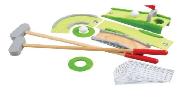 Imagen de Set Completo Jugar Golf Bigjigs Toys Juego De Madera 3a+ Verde Lima
