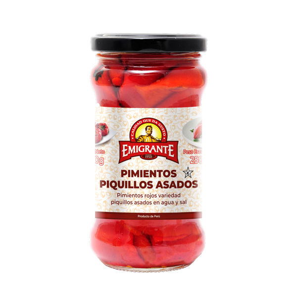 Imagen de Pimientos Emigrante Piquillos Asados 290gr