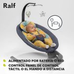 Imagen de Silla Mecedora Eléctrica Lionelo Ralf Con Vibración Bebes Gris Oscuro Ralf