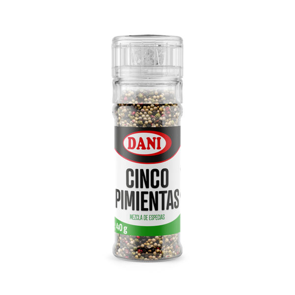 Imagen de Pimienta Dani 5 Especias Molinillo 40 gr