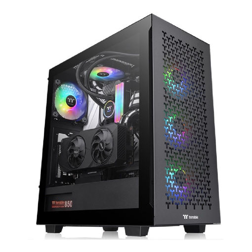 Imagen de GABINETE THERMALTAKE V350 TG ARGB AIR BLACK ATX MID TOWER CA-1S3-00M1WN-03