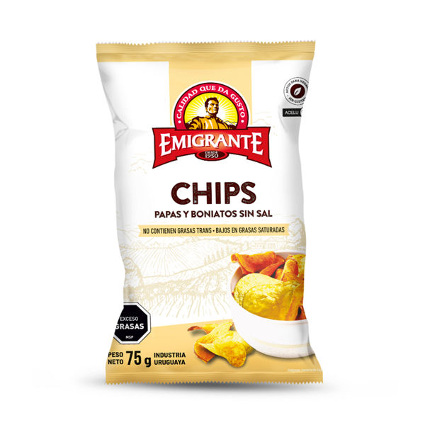 Imagen de Chips de Papa y Boniato S/sal Emigrante
