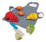 Imagen de Juego De Chef Bigjigs Toys Para Cortar Frutas Bebes 18+ M