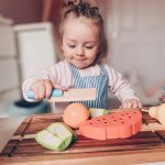 Imagen de Juego De Chef Bigjigs Toys Para Cortar Frutas Bebes 18+ M