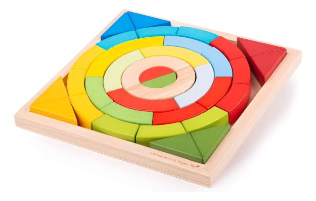Imagen de Juguete Arcos Triangulos Apilar Bigjigs Toys Niños 3 Años+ Multicolor