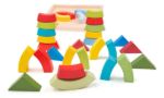 Imagen de Juguete Arcos Triangulos Apilar Bigjigs Toys Niños 3 Años+ Multicolor