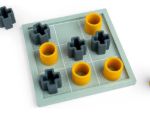Imagen de Juego De Mesa Tic Tac Toe Madera Silicona Bigjigs Bebes 12m+