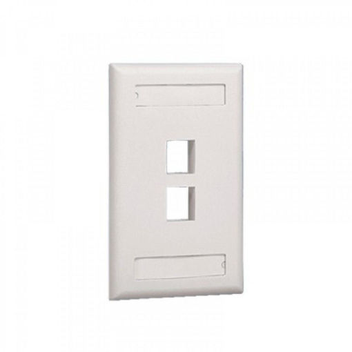 Imagen de PANDUIT PLACA FRONTAL VERTICAL EMBUITIR 2 BOCAS NK2FIWY