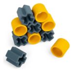 Imagen de Juego De Mesa Tic Tac Toe Madera Silicona Bigjigs Bebes 12m+