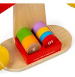 Imagen de Juguete Balanza Equilibrio Escalas Madera Bigjigs Bebes 12m+ Rojo