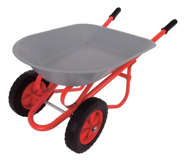 Imagen de Carretilla Para Jardineria Infantil Bigjig Toy Niños 3 Años+ Plateado