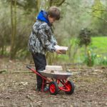 Imagen de Carretilla Para Jardineria Infantil Bigjig Toy Niños 3 Años+ Plateado