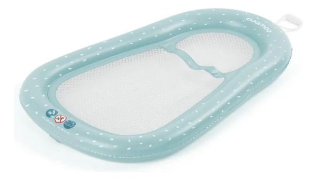 Imagen de Colchon Inflable Accesorio Para Bañera Bañitos Bebés Doomoo Azul