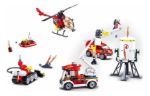 Imagen de Sluban Brigada De Bomberos 5 Figuras 490 Pcs Niños 6 Años+ 490 Bomberos