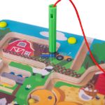 Imagen de Laberinto Magnético Granja Bigjigs Toys Niños 3 Años+ Azul